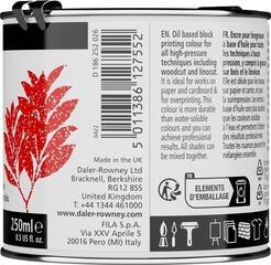 Farba do linorytu Daler Rowney Adigraf Block Printing Oil Farba do linorytu Black 250 ml - 5