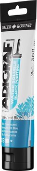 Paint For Linocut Daler Rowney Adigraf Block Printing Water Soluble Colour Paint For Linocut Fluorescent Blue 59 ml - 8