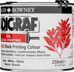 Paint For Linocut Daler Rowney Adigraf Block Printing Oil Paint For Linocut White 250 ml - 7