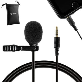 Kravatni kondenzatorski mikrofon Veles-X Lavalier Microphone MINIMIC1 - 5