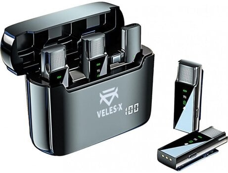 Mikrofon til smartphone Veles-X Wireless Lavalier Microphone System Dual USB-C - 2