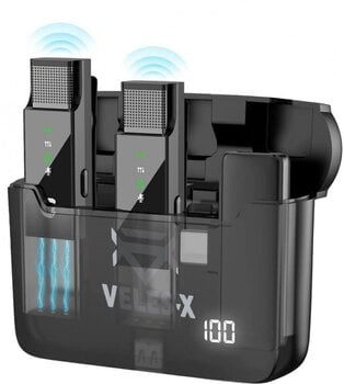 Mikrofon okostelefonhoz Veles-X Wireless Lavalier Microphone System Dual USB-C - 4