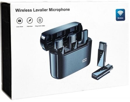 Microphone pour Smartphone Veles-X Wireless Lavalier Microphone System Dual USB-C - 6