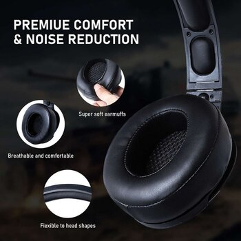 PC-kuulokkeet Onikuma K9 RGB Wired Gaming Headset Musta PC-kuulokkeet - 2