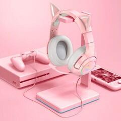 PC slúchadlá Onikuma K9 RGB Wired Gaming Headset With Cat Ears Ružová PC slúchadlá - 5