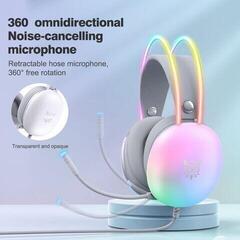 PC slúchadlá Onikuma X25 Full Illuminated RGB Wired Gaming Headset Multi-Šedá PC slúchadlá - 3