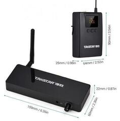 Wireless In-Ear Monitoring Takstar WPM-300 In-Ear UHF Wireless Monitor System Wireless In-Ear Monitoring 520 MHz - 600 MHz - 7