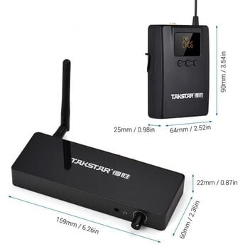 Wireless In Ear Monitoring Takstar WPM-300 In-Ear UHF Wireless Monitor System - 8