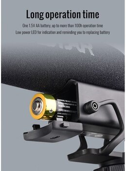 Videomikrofon Takstar SGC-600 Shotgun Camera Microphone - 7