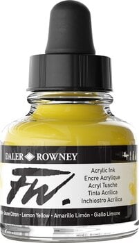 Encre Daler Rowney FW Encre acrylique Lemon Yellow 29,5 ml 1 pc - 2