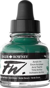 Encre Daler Rowney FW Encre acrylique Dark Green 29,5 ml 1 pc - 2