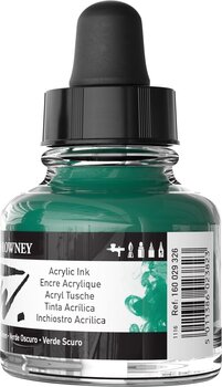 Encre Daler Rowney FW Encre acrylique Dark Green 29,5 ml 1 pc - 3