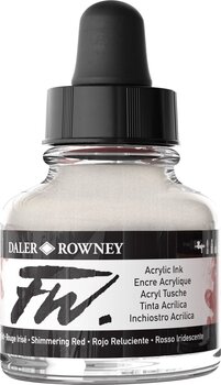 Inkt Daler Rowney FW Acryl inkt Shimmering Red 29,5 ml 1 stuk - 2