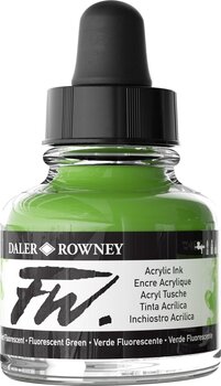 Μελάνι Daler Rowney FW Ακρυλικό μελάνι Fluorescent Green 29,5 ml 1 τεμ. - 2