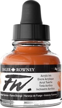 Atrament Daler Rowney FW Atrament akrylowy Flame Orange 29,5 ml 1 szt - 2