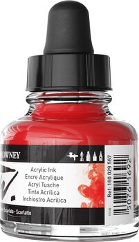 Inkt Daler Rowney FW Acryl inkt Scarlet 29,5 ml 1 stuk - 3