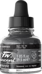 Tinta Daler Rowney FW Pearlescent Acrylic ink Black 29,5 ml 1 pieza - 1