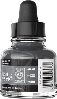 Atrament Daler Rowney FW Pearlescent Atrament akrylowy Black 29,5 ml 1 szt - 3