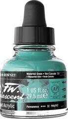 Tinte Daler Rowney FW Pearlescent Acryltinte Waterfall Green 29,5 ml 1 Stck - 1