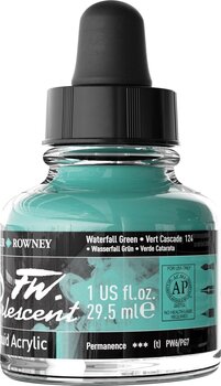 Ink Daler Rowney FW Pearlescent Acrylic Ink Waterfall Green 29,5 ml 1 pc - 2