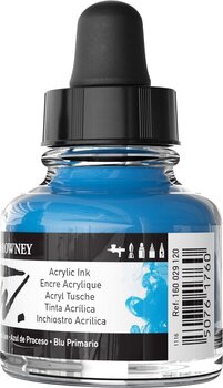 Muste Daler Rowney FW Acrylic Ink Process Cyan 29,5 ml 1 kpl - 3