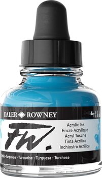 Ink Daler Rowney FW Acrylic Ink Turquoise 29,5 ml 1 pc - 2