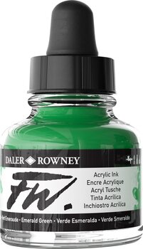 Blæk Daler Rowney FW Akryl blæk Emerald Green 29,5 ml 1 stk. - 2
