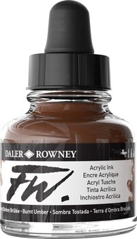 Ink Daler Rowney FW Acrylic Ink Burnt Umber 29,5 ml 1 pc - 2