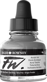 Blæk Daler Rowney FW Akryl blæk Cool Grey 29,5 ml 1 stk. - 2