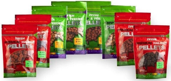 Δολώματα Pellets ZFISH Premium HALIBUT Hook Pellets 200 g 8 χλστ. Red Halibut Δολώματα Pellets - 2