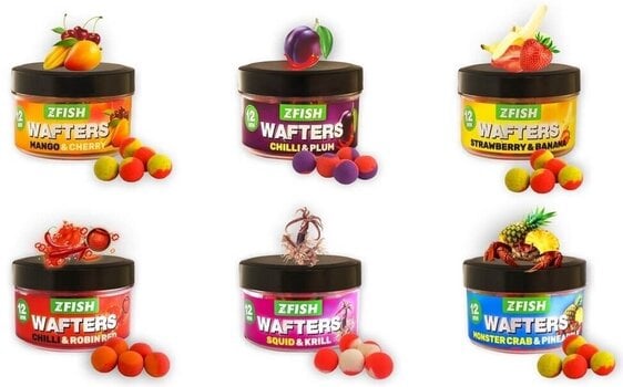 Dumbelsy ZFISH Balanced Wafters 12 mm 20 g Chilli-Plum Dumbelsy - 2