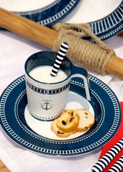 Marine Dishes, Marine Cutlery Marine Business Sailor Soul Tableware Set 24 Tableware - 2