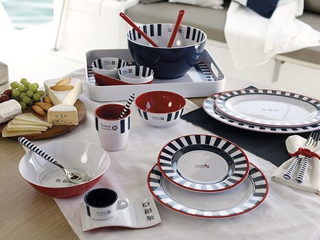 Hajó étkészlet Marine Business Venezia Snacks Bowls 3 Tál - 4