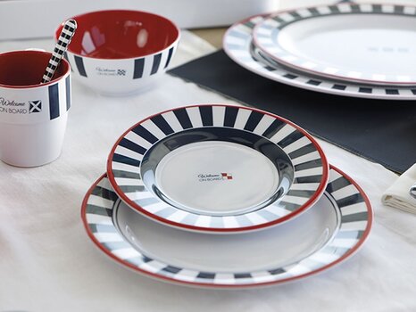 Pratos marítimos, talheres marítimos Marine Business Venezia Tableware Set 16 Tableware - 2