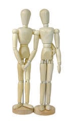 Modell Daler Rowney Modell Frau 30 cm - 1
