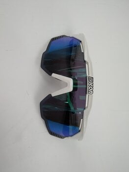 Cycling Glasses Scicon Aeroshade Kunken White Gloss/SCNPP Multimirror Blue/Clear Cycling Glasses (Just unboxed) - 3