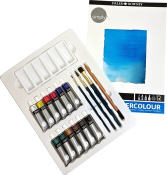 Tinta de aguarela Daler Rowney Simply Set of Watercolour Paints 12 x 12 ml - 4
