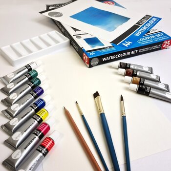 Akvarelna barva Daler Rowney Simply Set akvarelnih barv 12 x 12 ml - 10
