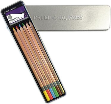 Crayon graphite Daler Rowney Simply Sketching Pencils Coffret crayons de couleur 8 pièces - 4