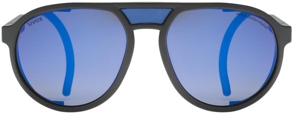 Outdoor Sonnenbrille UVEX MTN Classic CV Black Mat/Colorvision Mirror Blue Outdoor Sonnenbrille - 2