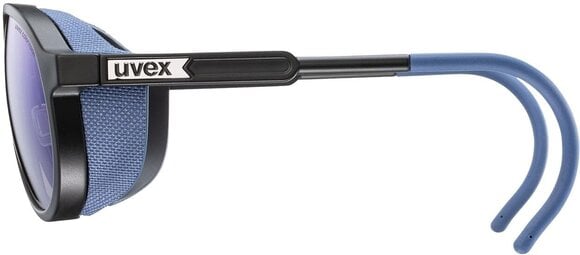 Outdoor Sunglasses UVEX MTN Classic CV Black Mat/Colorvision Mirror Blue Outdoor Sunglasses - 4