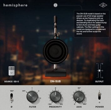 Dynamische instrumentmicrofoon Universal Audio SD-5 Dynamische instrumentmicrofoon - 9