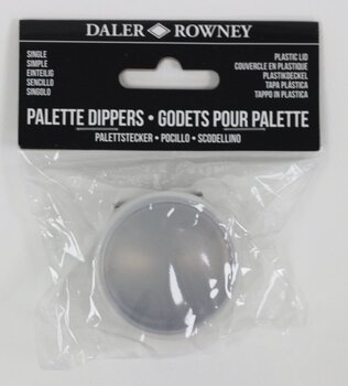 Palette de peinture Daler Rowney Palette Dippers Metal With Plastic Lid Single Palette de peinture Single - 3