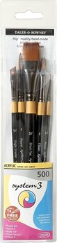 Pennello Daler Rowney System3 Acrylic Brush Synthetic Set di pennelli 1 pz - 2