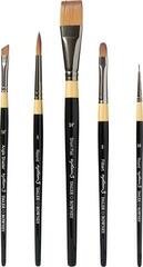 Štetec Daler Rowney System3 Acrylic Brush Synthetic Sada štetcov 5 ks - 3