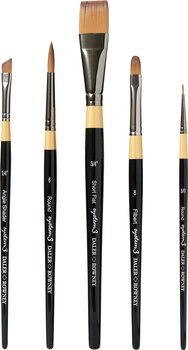 Pennello Daler Rowney System3 Acrylic Brush Synthetic Set di pennelli 1 pz - 4