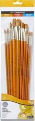 Malířský štětec Daler Rowney Simply Acrylic Brush Gold Taklon Synthetic Sada štětců 10 ks - 1