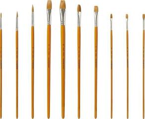 Malířský štětec Daler Rowney Simply Acrylic Brush Gold Taklon Synthetic Sada štětců 10 ks - 3