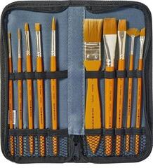 Malířský štětec Daler Rowney Simply Acrylic Brush Gold Taklon Synthetic Sada štětců 10 ks - 2