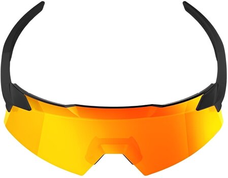 Gafas de ciclismo 100% Aerocraft Soft Tact Black/HiPER Red Multilayer Mirror Lens Gafas de ciclismo - 4